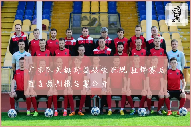 广东队关键封盖被吹犯规 杜锋赛后直言裁判报告需公开